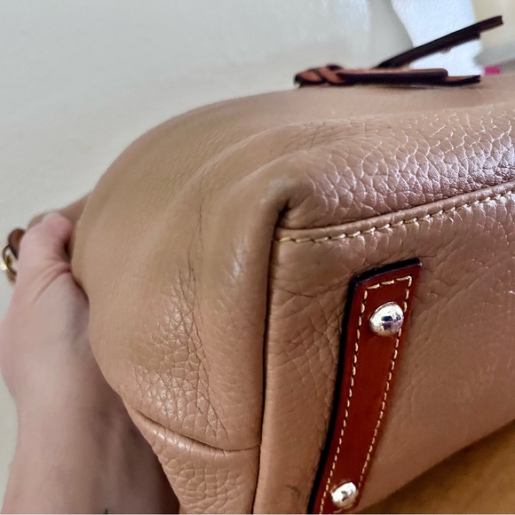 Dooney & Bourke Dillen 2 Pocket Leather Satchel - Picture 10 of 16